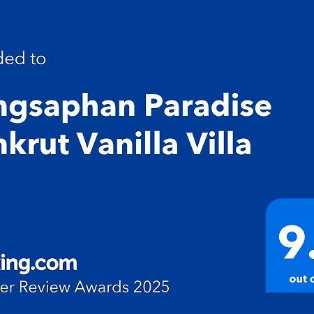 Bangsaphan Paradise Bankrut Vanilla Villa Ban Krut (Prachuap Khiri Khan) Exterior foto